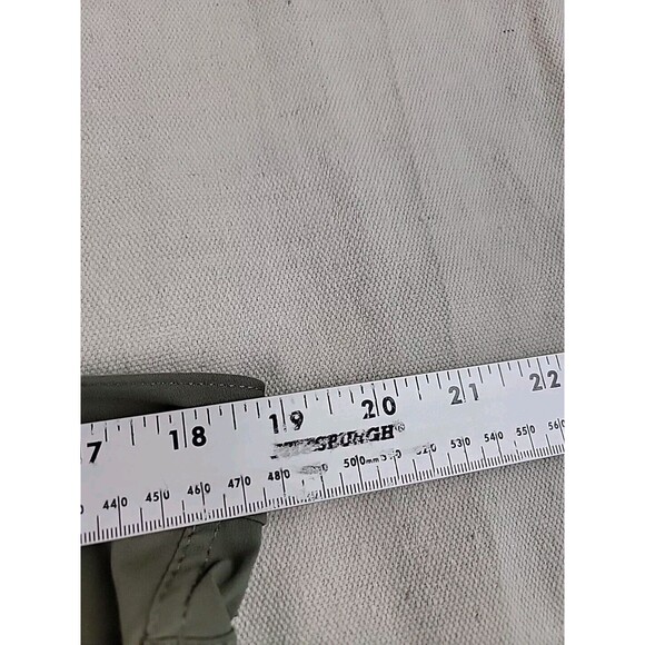 Eddie Bauer Convertable Hiking Pants Mens 38x30 * Green Stretch Lightweight EUC - Picture 8 of 14